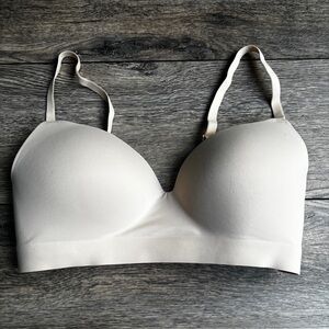 Soma Enbliss Wireless Comfort T Shirt Bra Pale Sand Beige Sz 34C